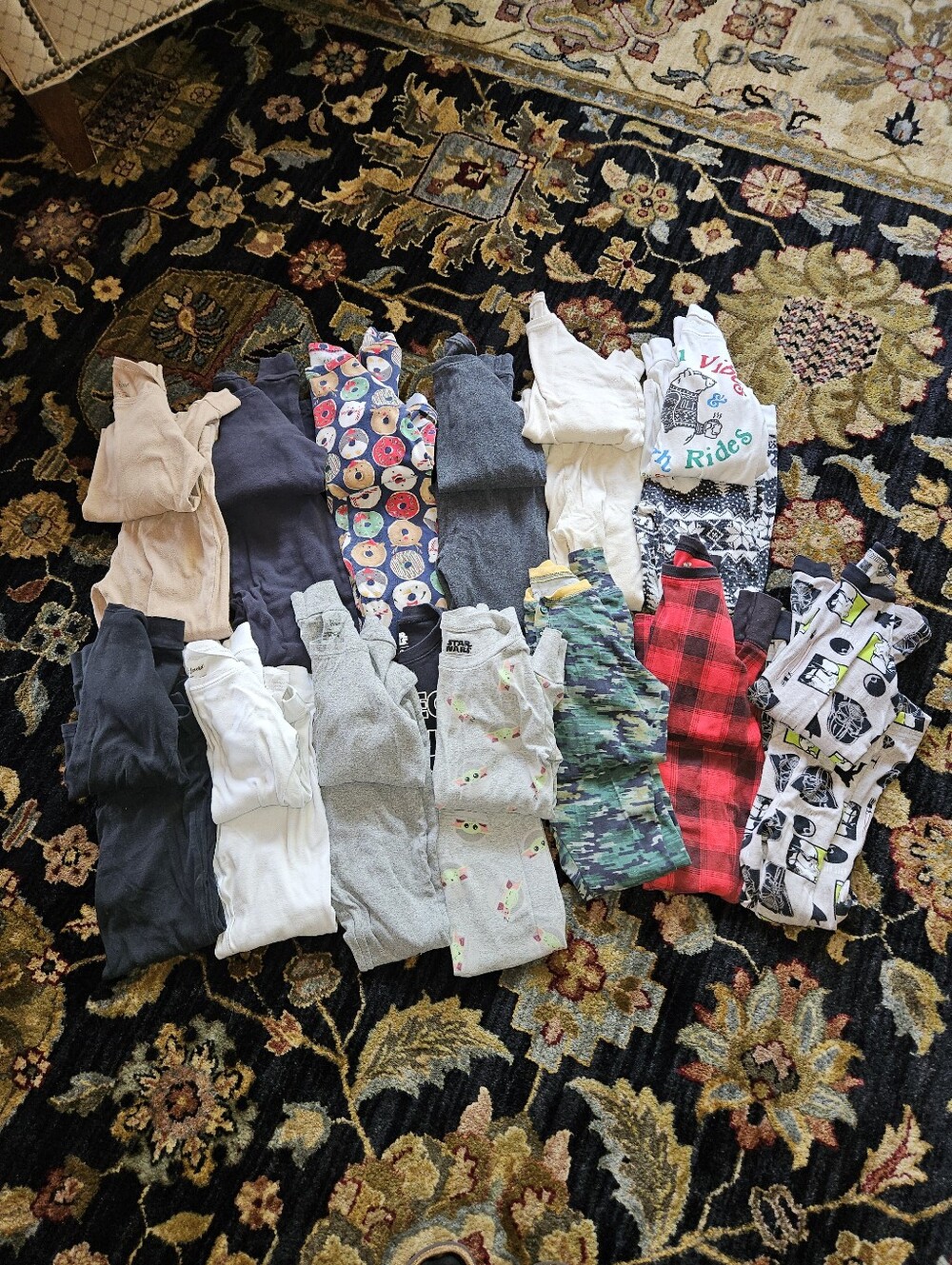 13 Pairs Boys Size 8 Pajamas
